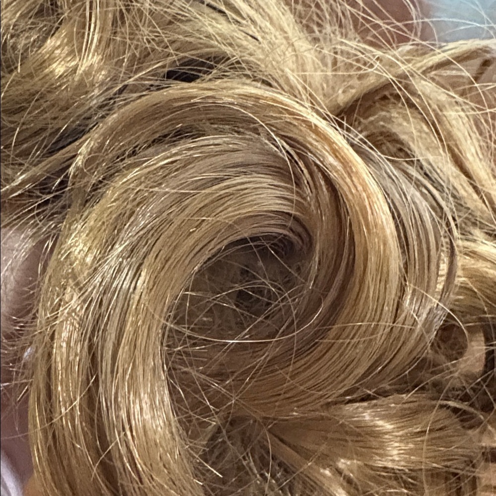 Curly Brown Hair Wig/clip - Picture 5 of 5